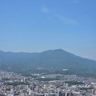 山頂は暑いっす