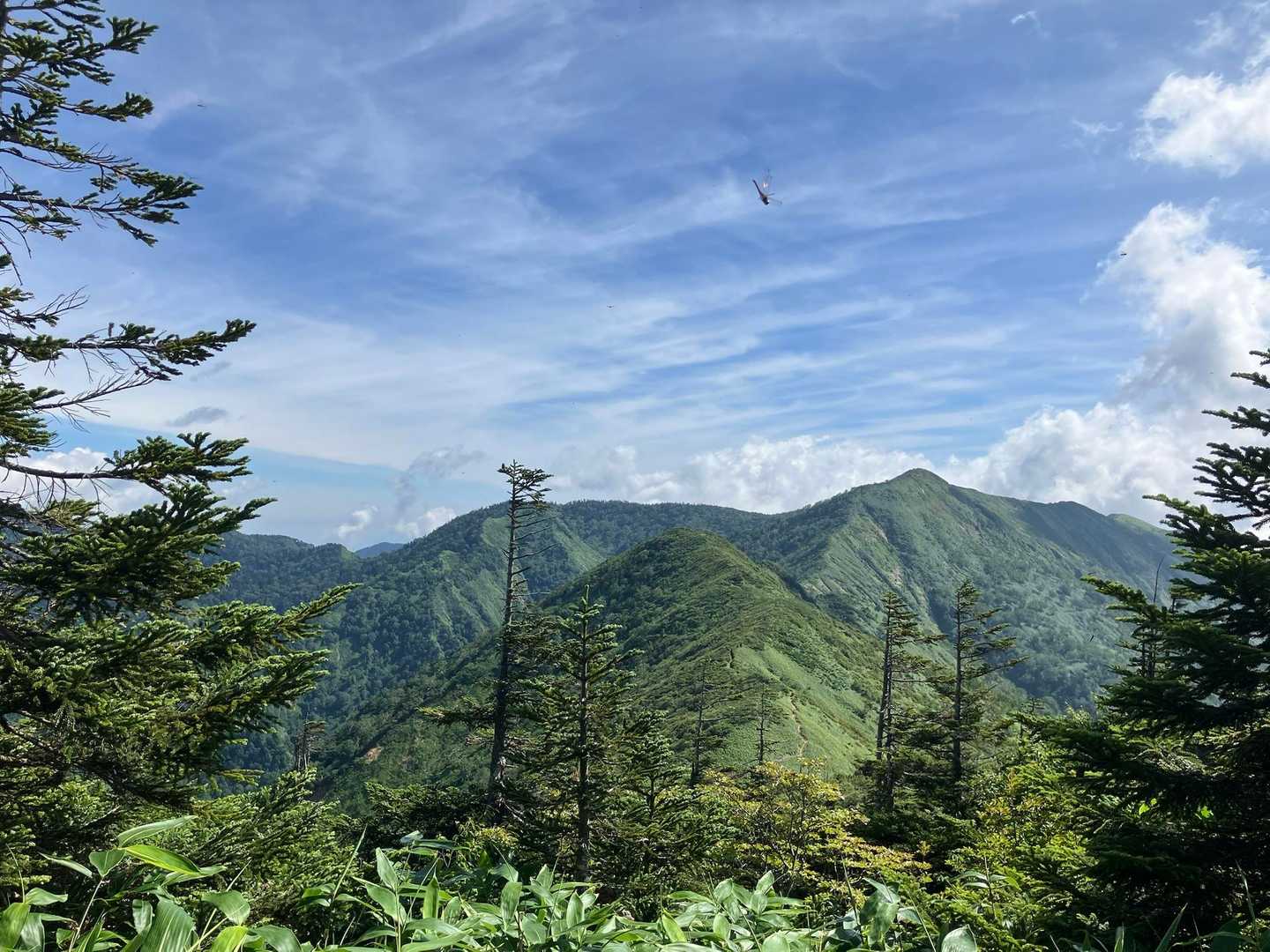 白砂山が見えてきた