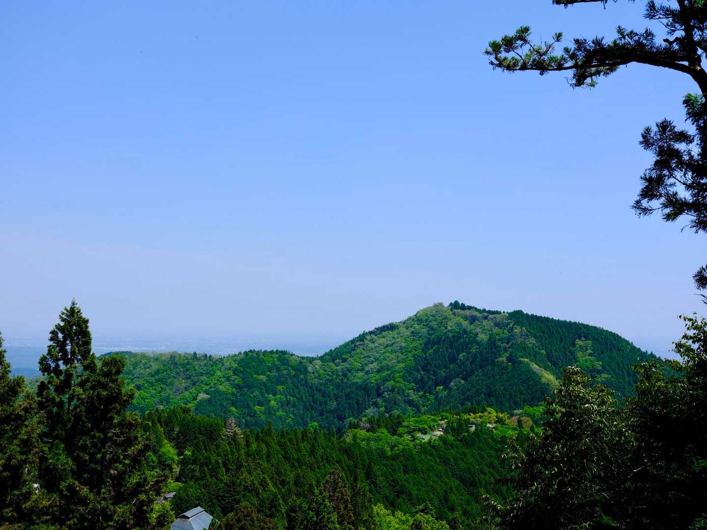 ここからは慣れた道を帰ります。
あれは日の出山