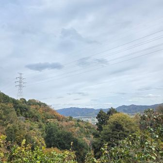 大泉神社へ行く途中の眺望。