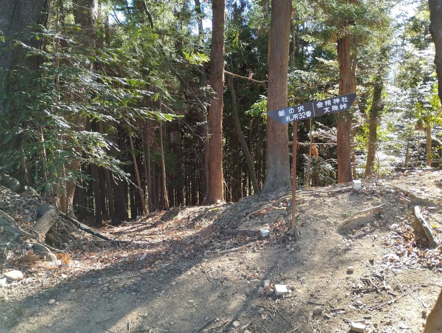 釜の沢五峰登山口-布沢峠-竜神山-兎岩登山口 周回コースの写真