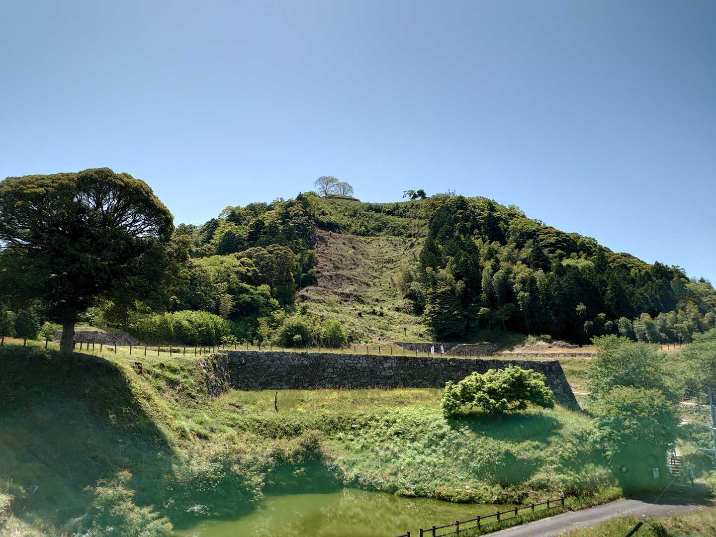 月山-月山富田城 本丸跡 往復コースの写真
