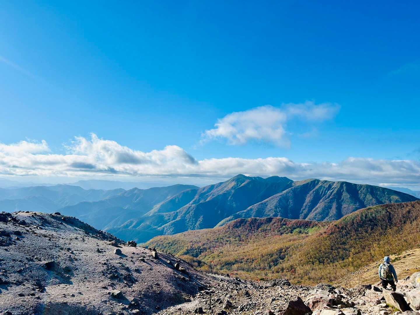 峠の茶屋登山口-茶臼岳-那須ロープウェイ 山頂駅 縦走コースの写真