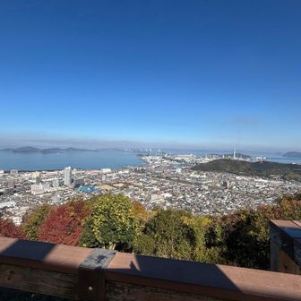 瀬戸大橋が綺麗に見えてる！