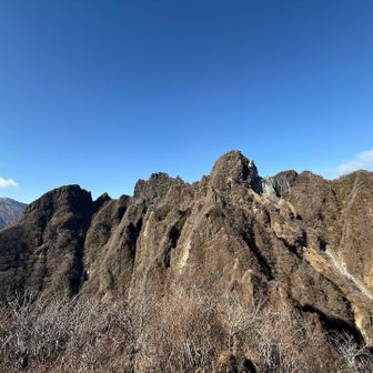 根子岳のかっこいいギザギザ😎