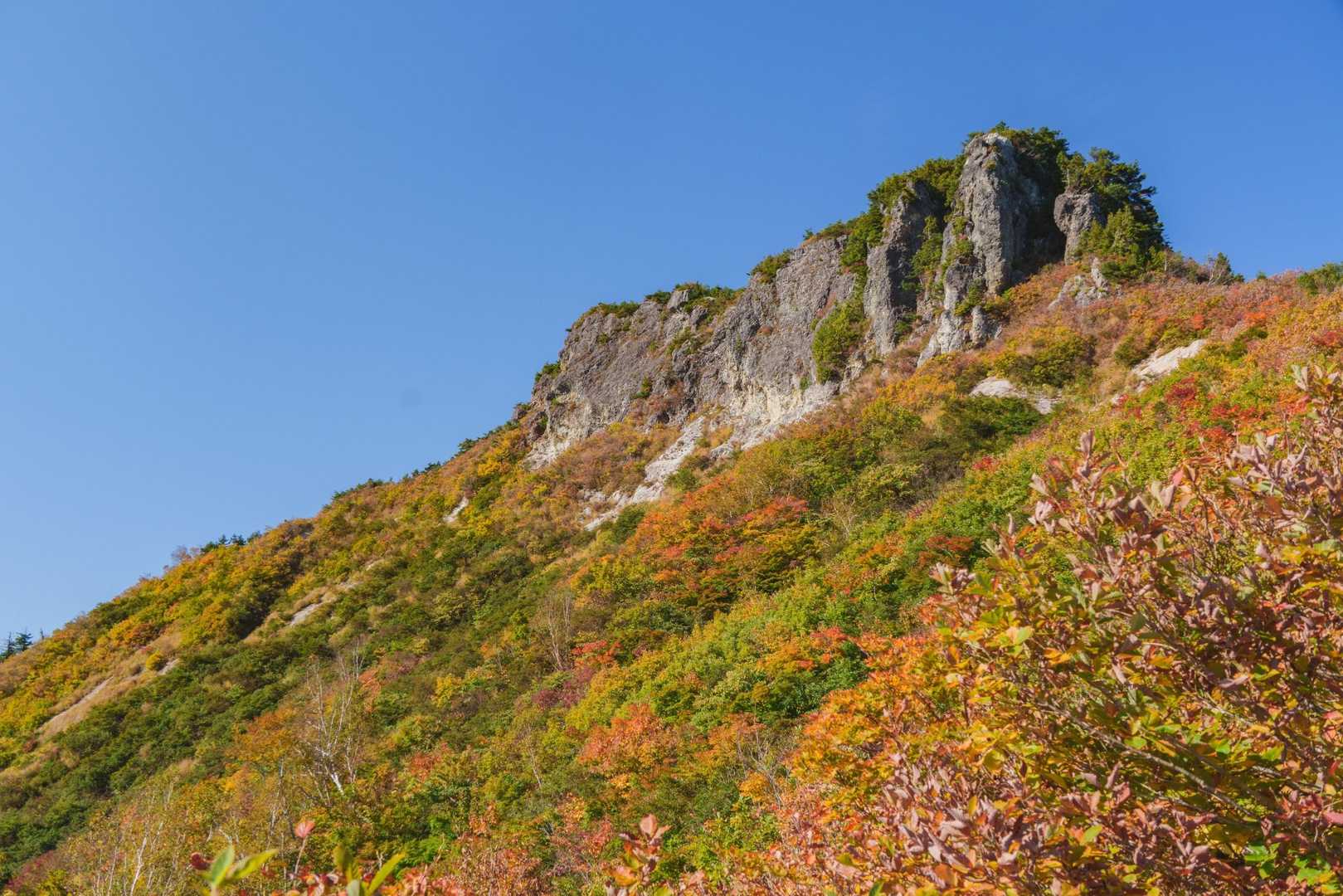 鶴平新道登山口-赤頭山-野谷荘司山-馬狩荘司山-三方岩岳 周回コースの写真