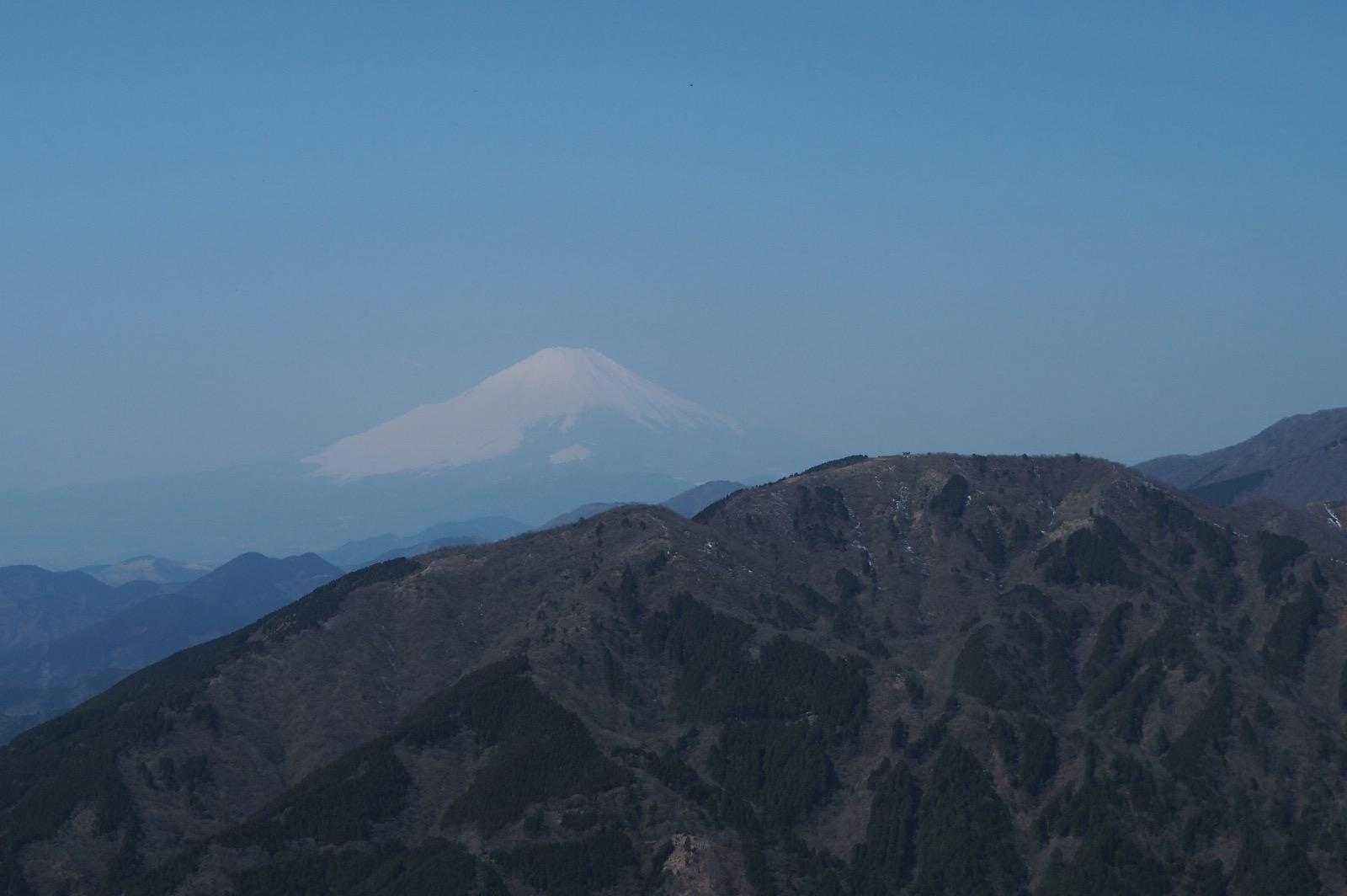 ヤビツ峠-大山-矢草ノ頭-唐沢峠-広沢寺温泉バス停 縦走コースの写真