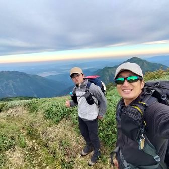 八海山と越後駒ヶ岳