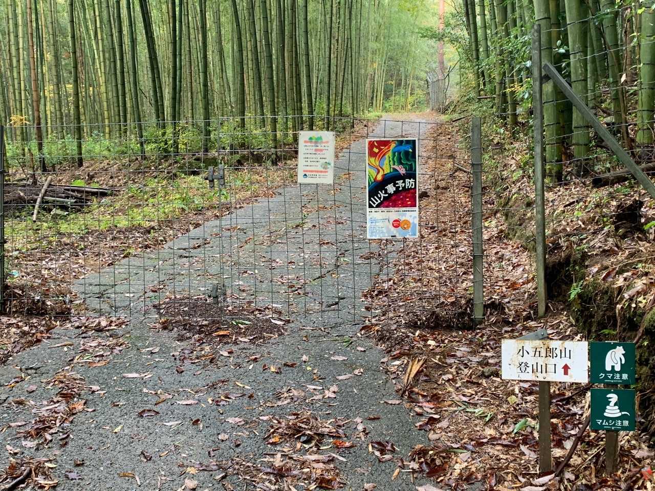 防獣ゲートを開けて入ります