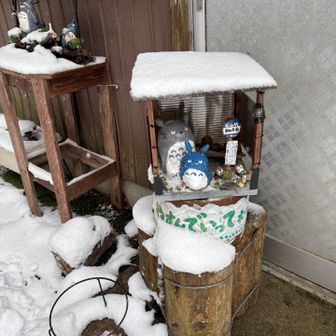 休憩所のトトロ