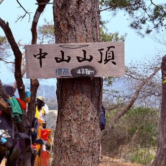 中山山頂
沢山の人で賑わっていました♪