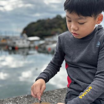 下山目の前に海とか最高😆