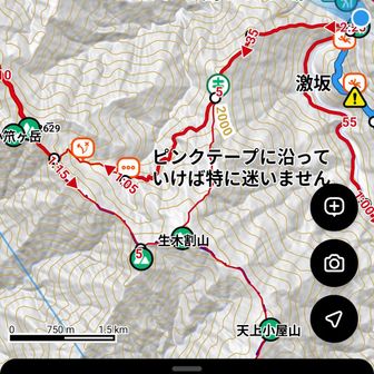 笊ヶ岳ここです。