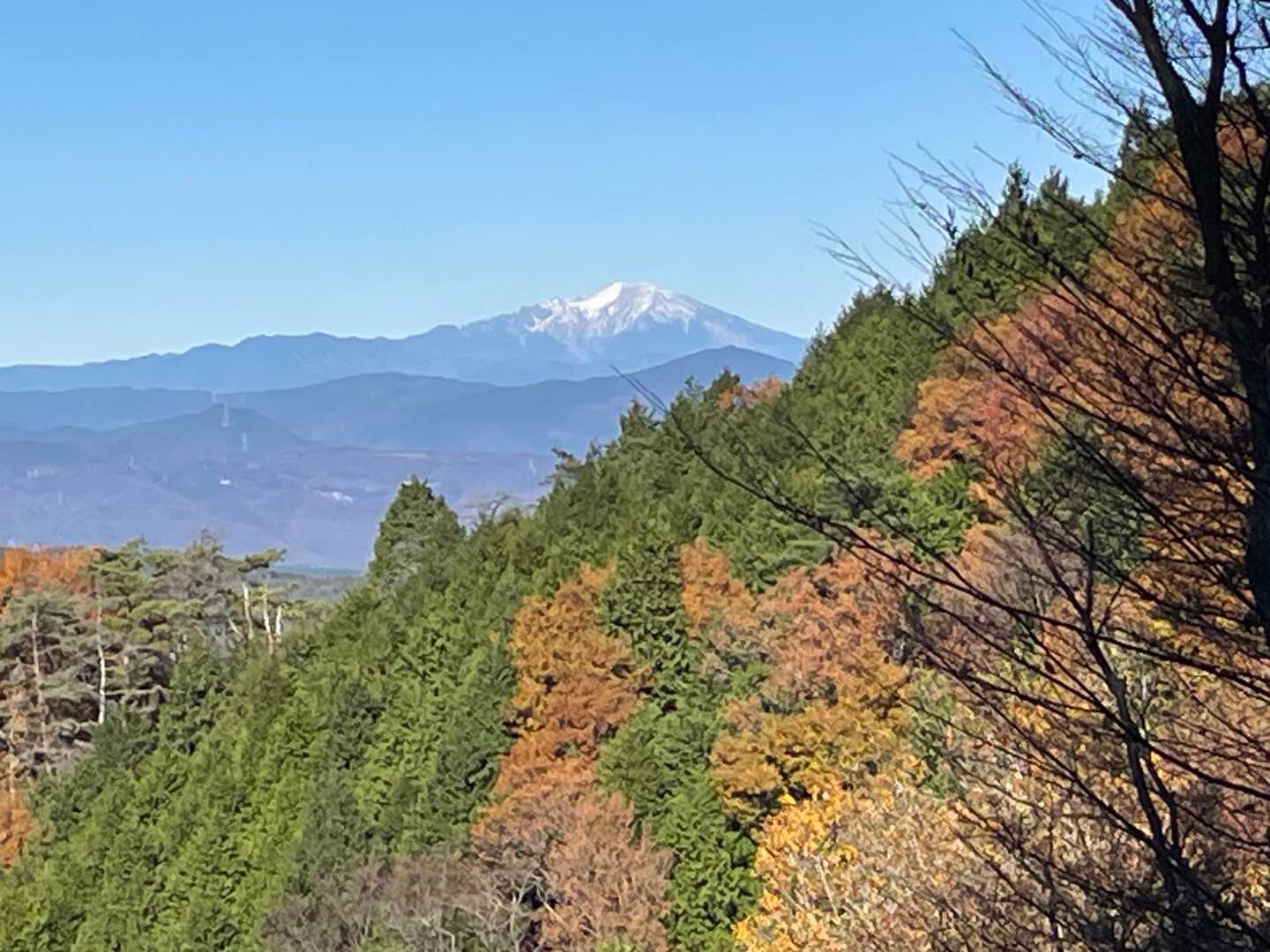 御嶽山だー！！
今日は綺麗に見えます😍