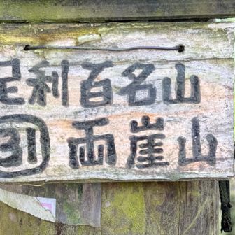 両崖山登頂251m足利百名山