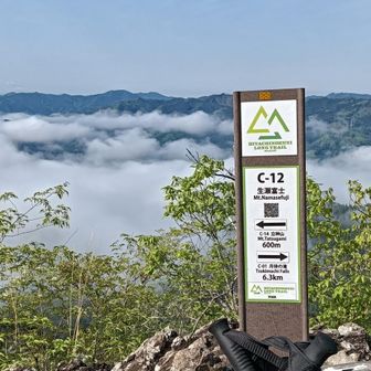 この後ろにジャンダルムに続く道があります（茨城の）