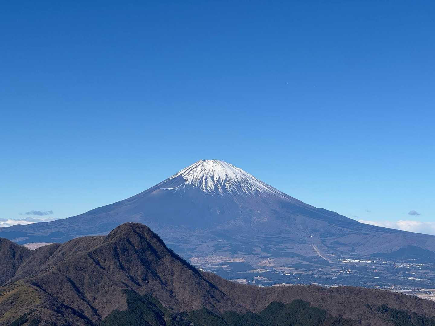 金時山と富士山のコラボ😊