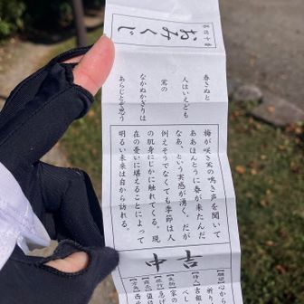 珍しく中吉💞
いつもと少し趣の違うことが書いてあるわ
若干季節外れですがw

現在の憂いに耐えれば、明るい未来が来るのね
了解🫡

今年色々星巡り悪くてねぇ…