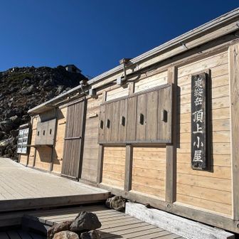 頂上小屋
オープン前