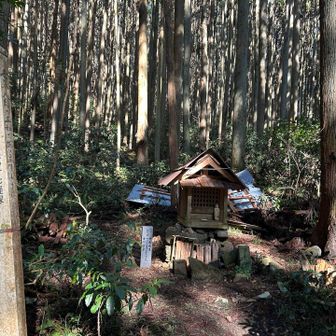 葛城修験第十七経塚「天見不動」