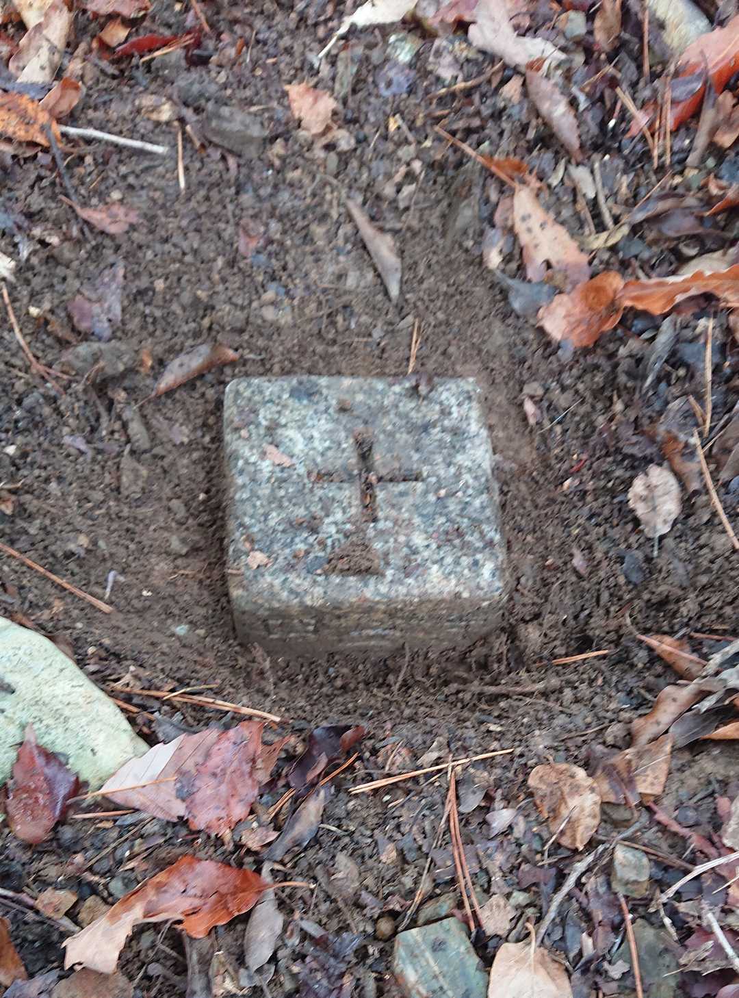 ▲湯谷山四等三角点