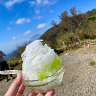 誘惑に負けた🍧☺️