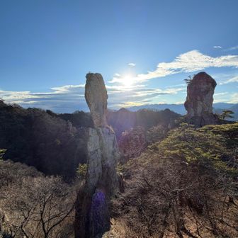 逆光ー
ってめっちゃ天気良いー
ジジ岩とババ岩