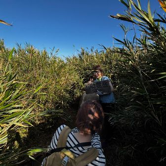山頂の撮影現場📸
ここ山頂です😂