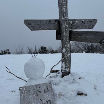 白木くん。かんせーい☃️