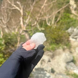 雪の保冷剤ゲット❄️