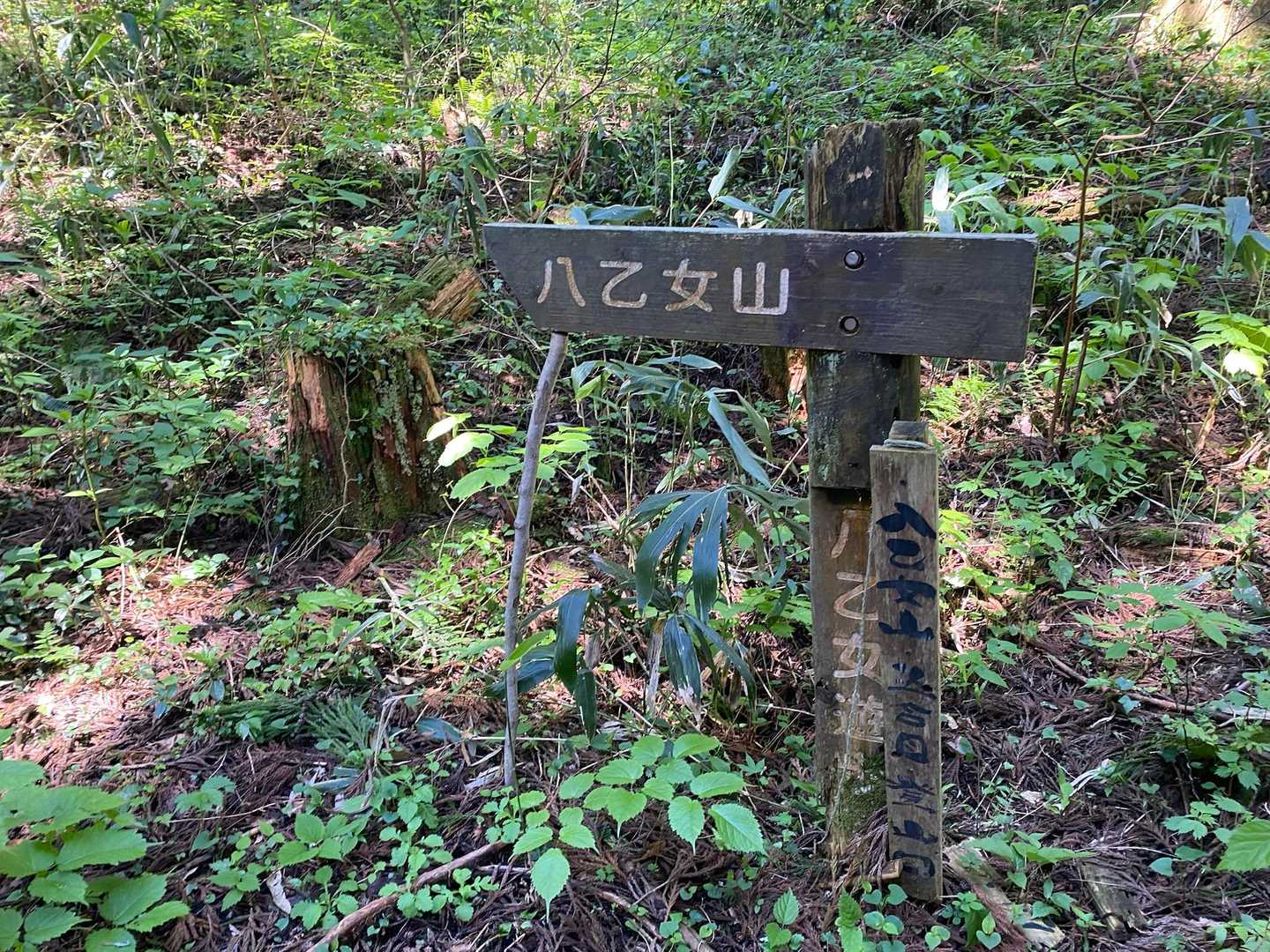 こんな看板も。
“八乙　『女遊』　歩道”に見えてしてしまう自分は、心が汚れています。
