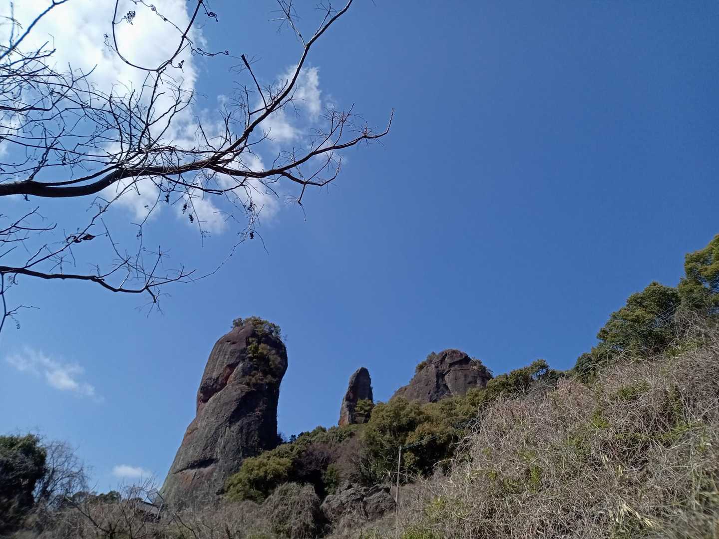 最後に不動岩に…　お別れして
本日の山行は終わります
お天気も良く爽やかな山歩き
でした✨