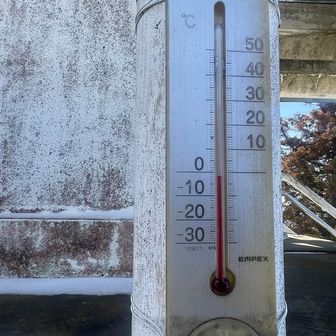 山頂マイナス２度