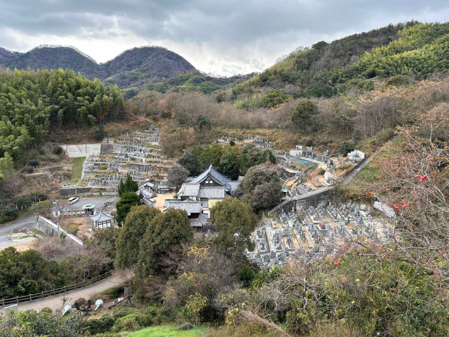 村上海賊一族の墓地が裏にある金蓮寺