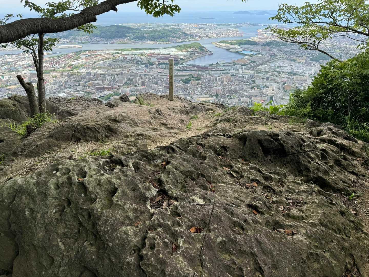 皿倉山-帆柱稲荷神社 縦走コースの地図・登山ルート・登山口情報