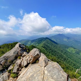 日高山脈の幌尻岳方面
伏見岳に今年は行ってみたい