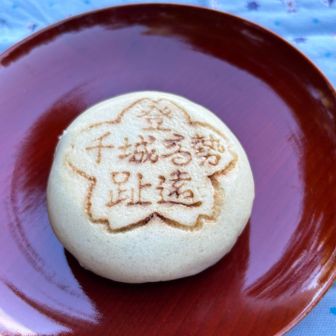 千登勢さんの高遠饅頭とセットでいただいたので、お茶と一緒にいただきます🙏