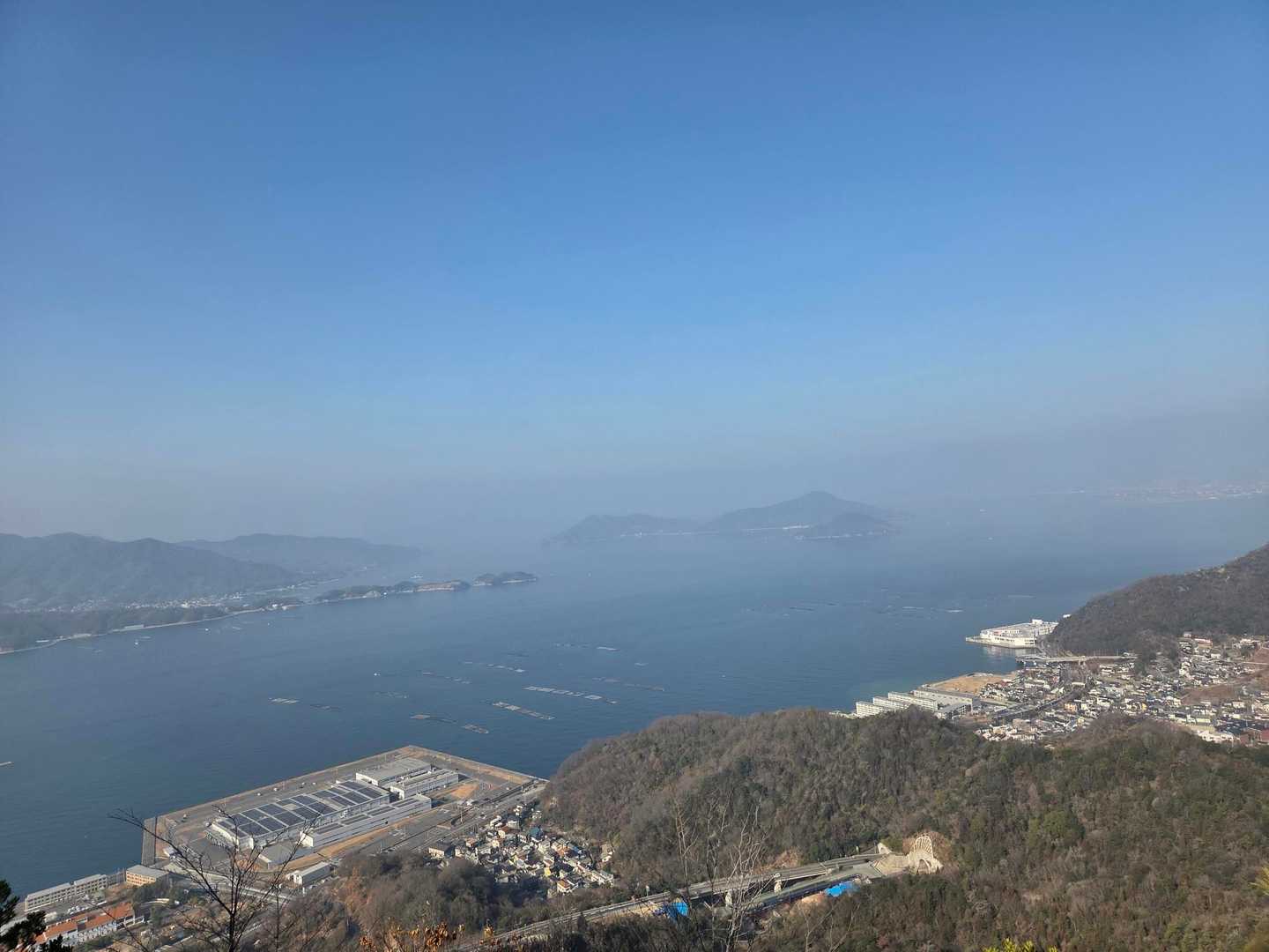 呉ポートピア駅-天狗城山-小松尾山-市光山-発喜山-矢野駅 縦走コースの写真