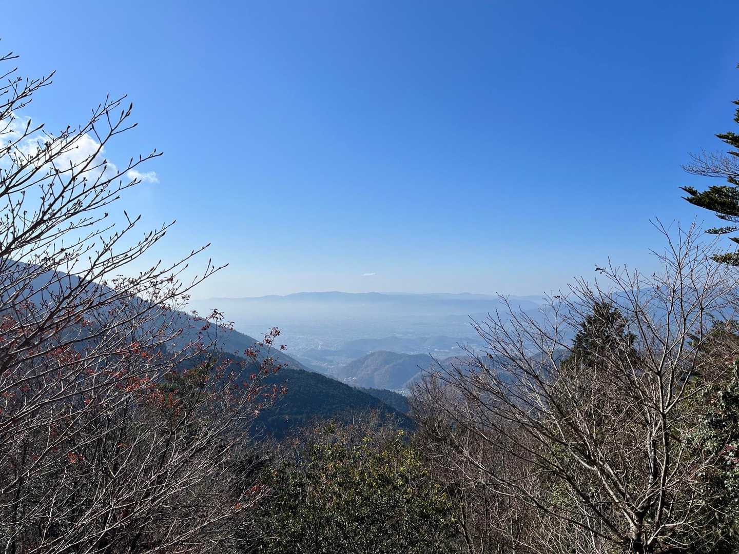 白鳥山-横高山-水井山-仰木峠-戸寺バス停 縦走コースの写真