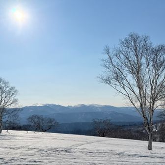 漁〜小漁の間から少し頭（耳）を出す恵庭岳にニヤニヤ😸