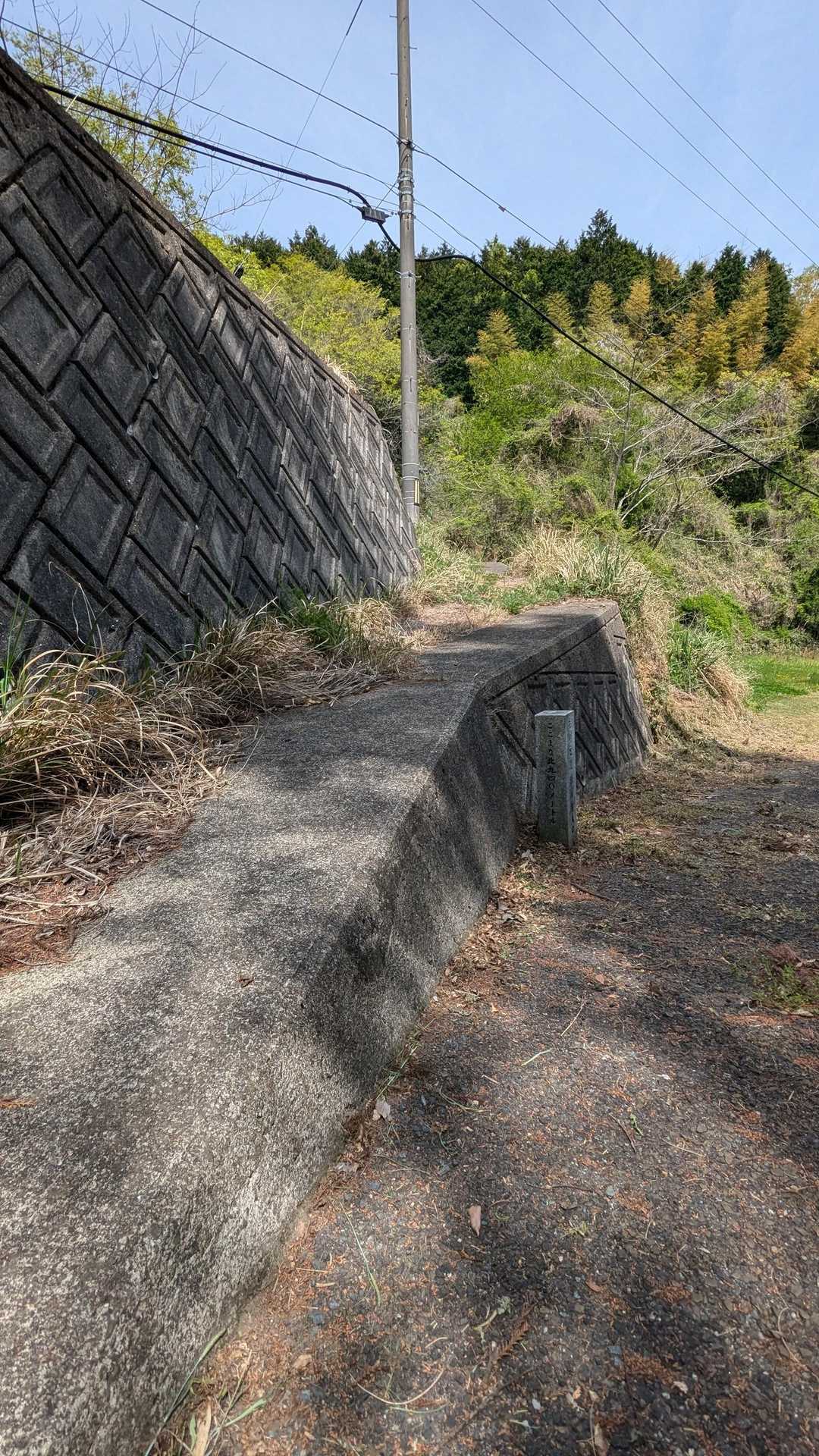 スタート
登山口です
この目の前に駐車スペース少し広い所あります
車🚙2から３台分程度