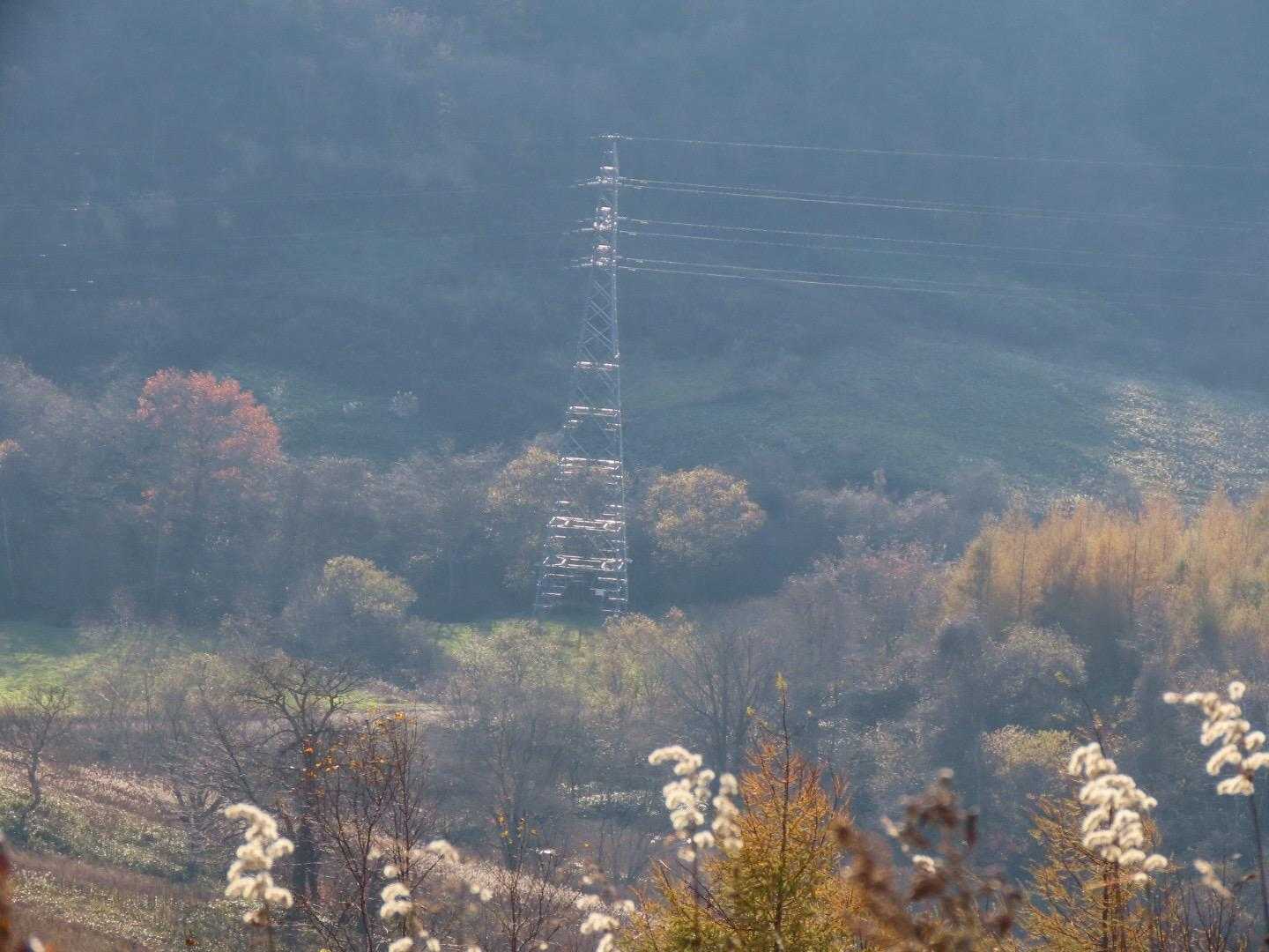 鉄塔がある風景
