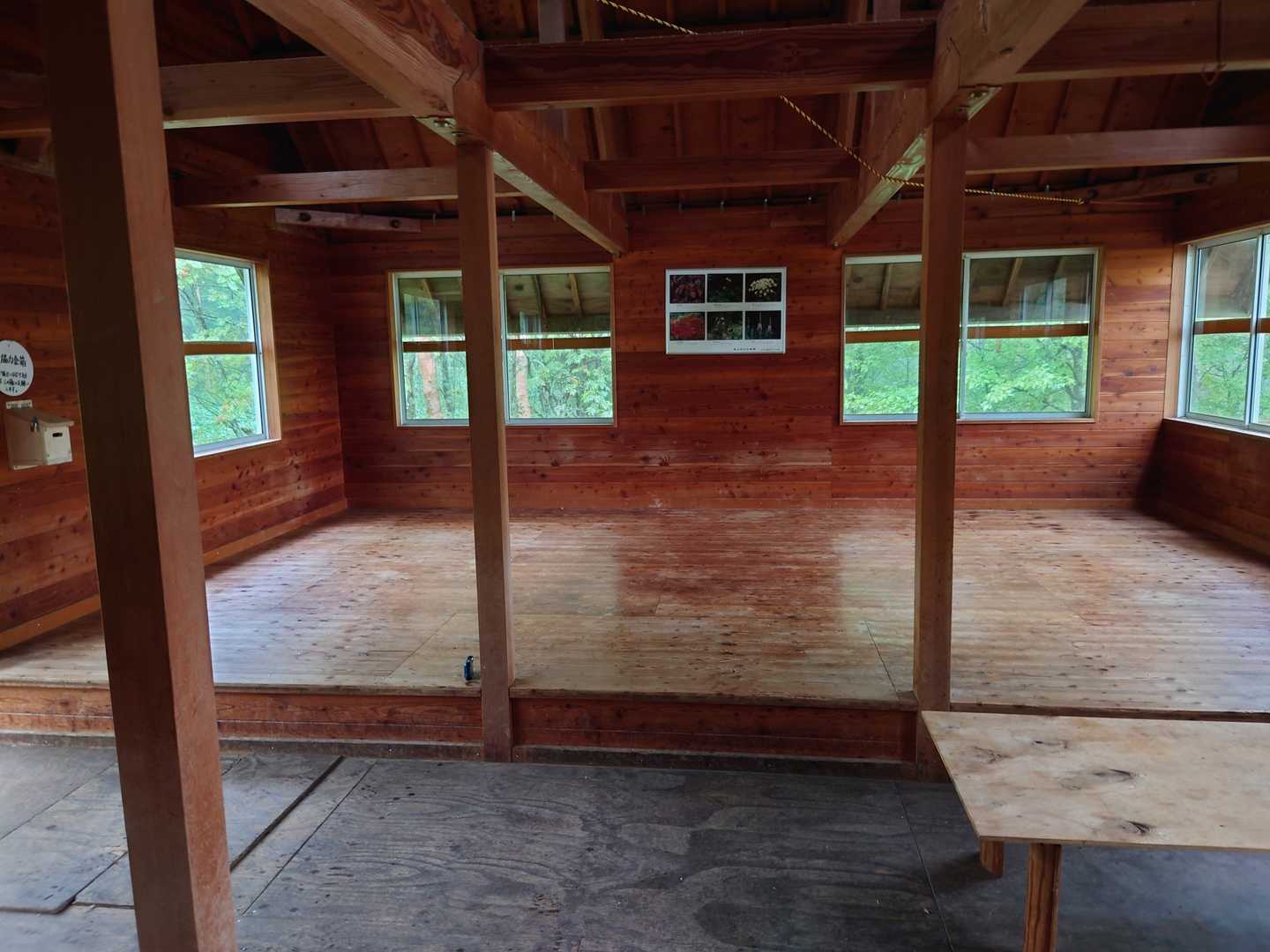 小屋の中は快適空間⤴️😊