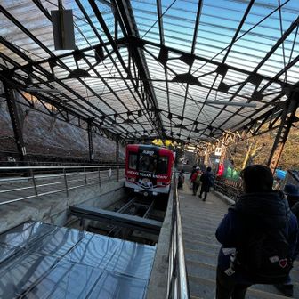 焼き団子、焼きメロンパンを食べて下山します