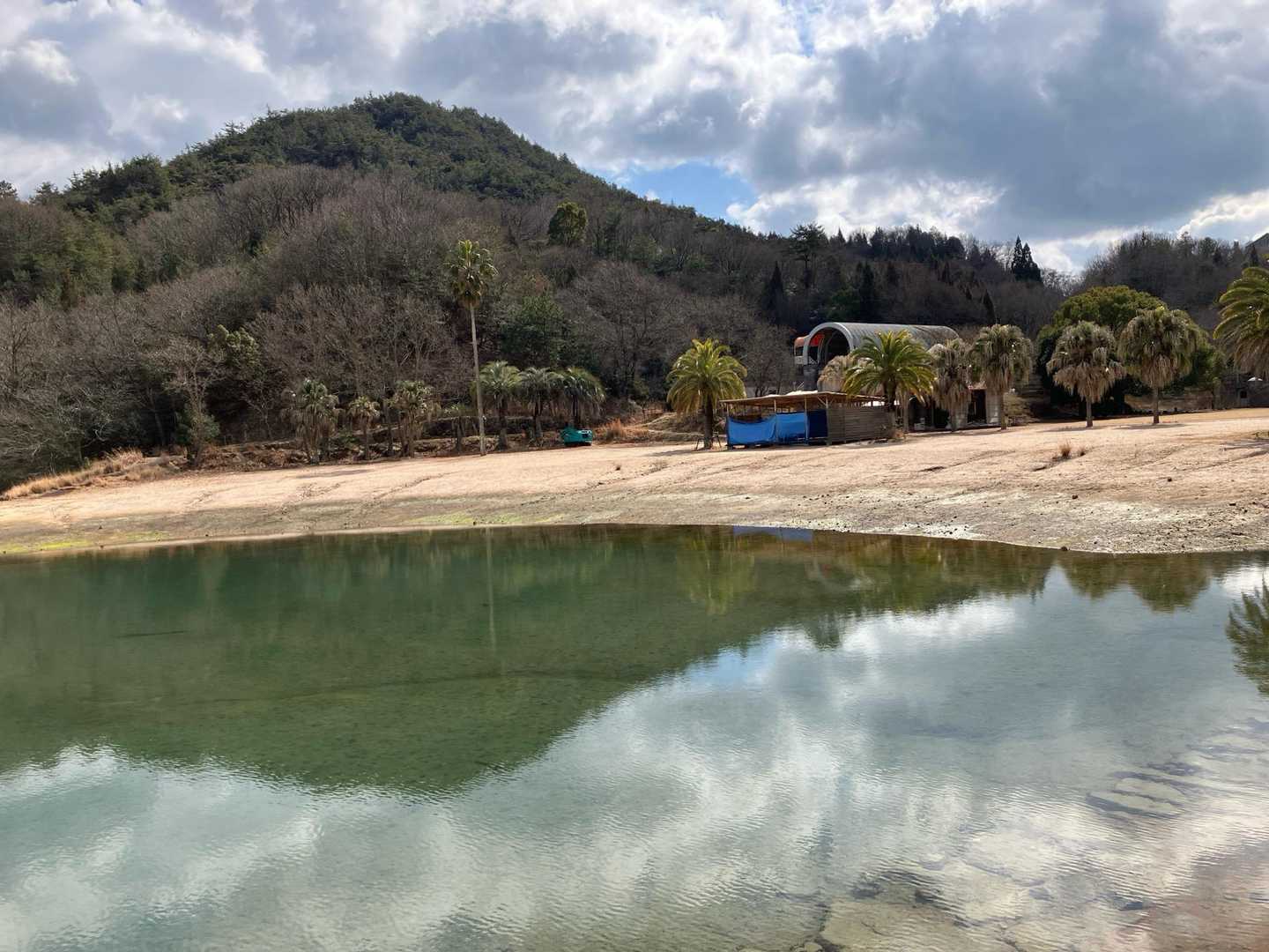 一度海まで降ります。