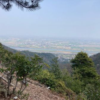 展望台に到着！
霞んでいなければgoodなんですね〜😔