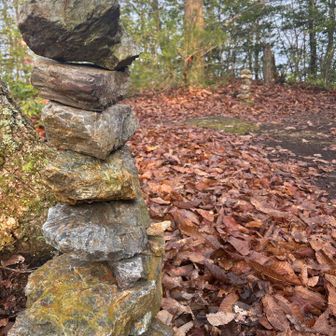 あちらこちらにケルン達⭕️
(結界みたい)