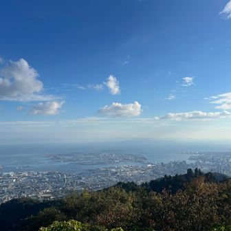 摩耶山までくると標高がガクンと上がり眺望が一気に広がるのも好きです