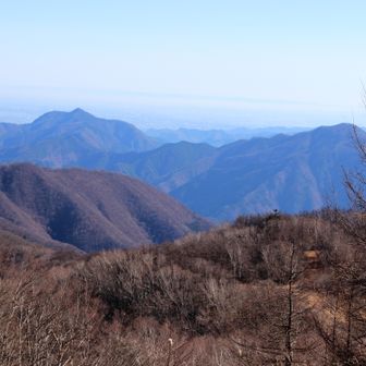 大岳山の存在感がすごい！
