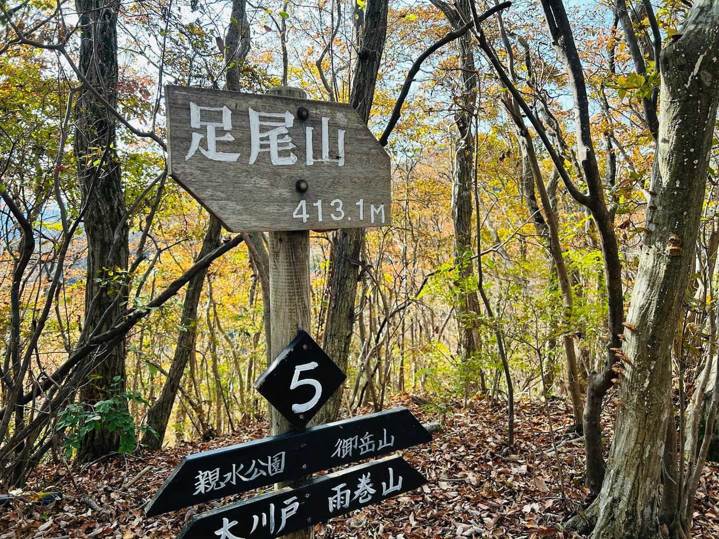 足尾山通過💨
お次は御嶽山へ